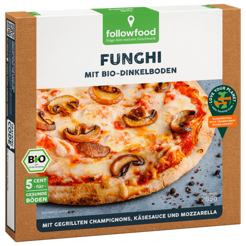 followfood Bio Pizza Funghi 285g